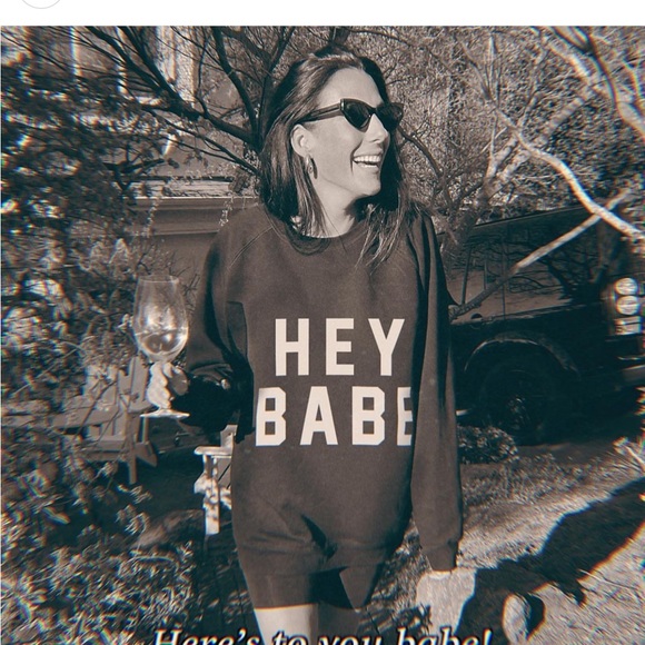 Brunette The Label | Hey Babe Sweatshirt - Picture 7 of 7
